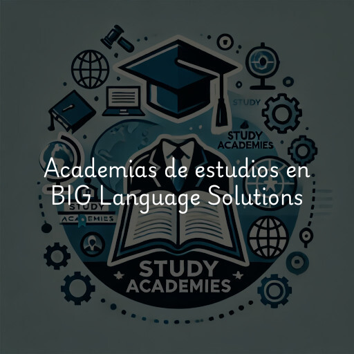 Academias de estudios en BIG Language Solutions