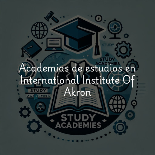 Academias de estudios en International Institute Of Akron