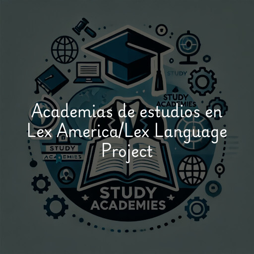 Academias de estudios en Lex America/Lex Language Project