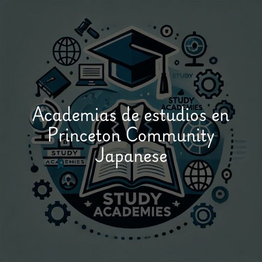 Academias de estudios en Princeton Community Japanese