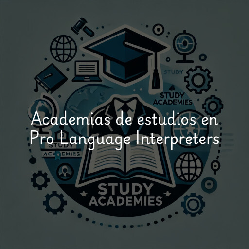 Academias de estudios en Pro Language Interpreters