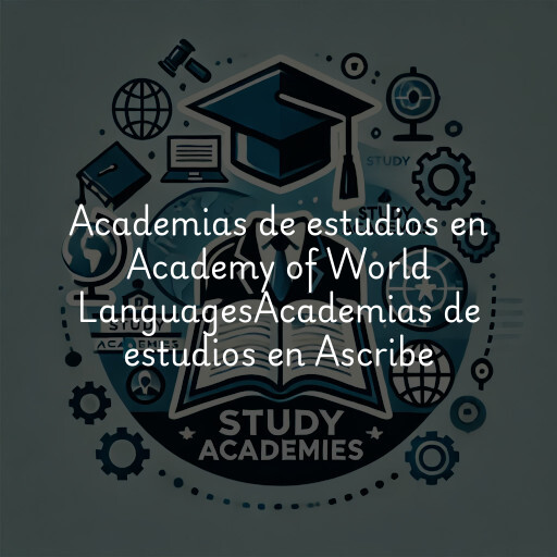 Academias de estudios en