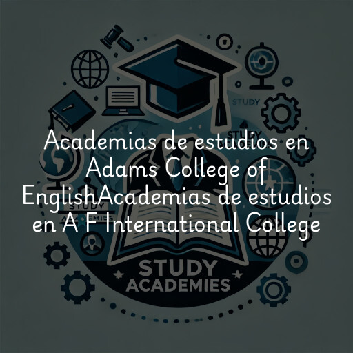 Academias de estudios en