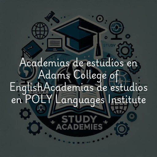 Academias de estudios en