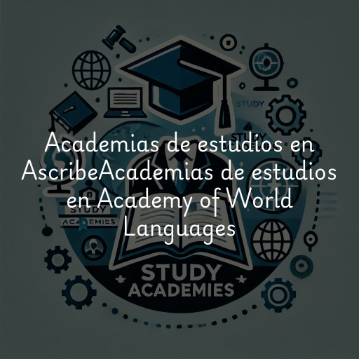 Academias de estudios en