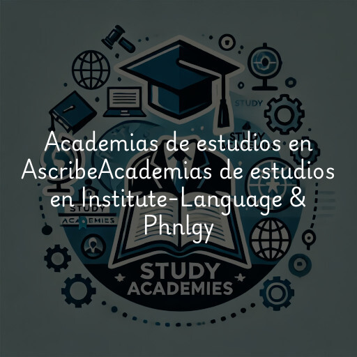 Academias de estudios en