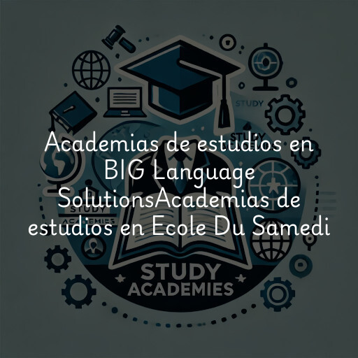 Academias de estudios en