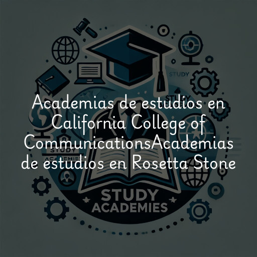 Academias de estudios en