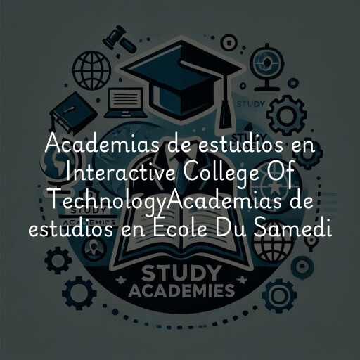 Academias de estudios en