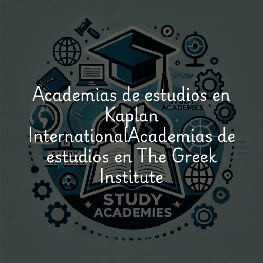 Academias de estudios en