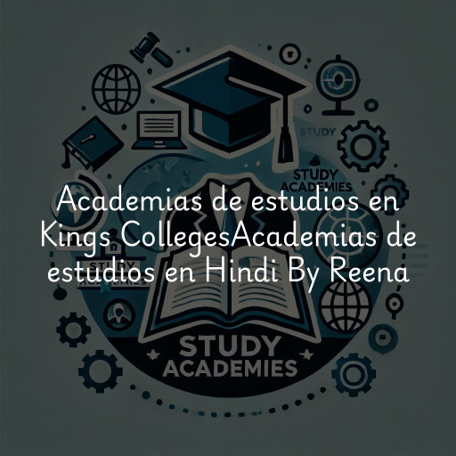 Academias de estudios en