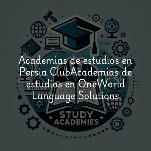 Academias de estudios en