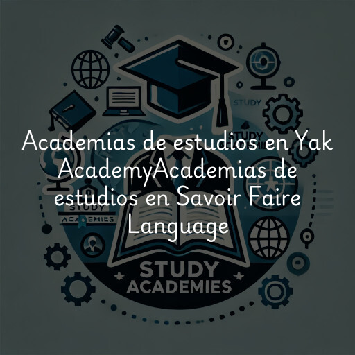 Academias de estudios en