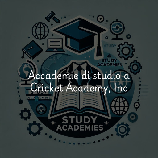 Accademie di studio a Cricket Academy, Inc