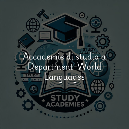 Accademie di studio a Department-World Languages & Cultures