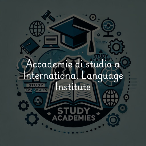 Accademie di studio a International Language Institute