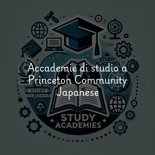 Accademie di studio a Princeton Community Japanese