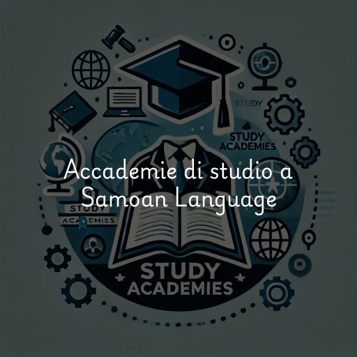 Accademie di studio a Samoan Language & Culture Program