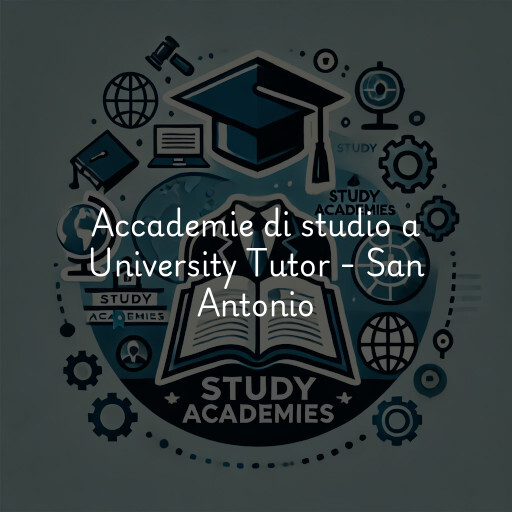 Accademie di studio a University Tutor - San Antonio