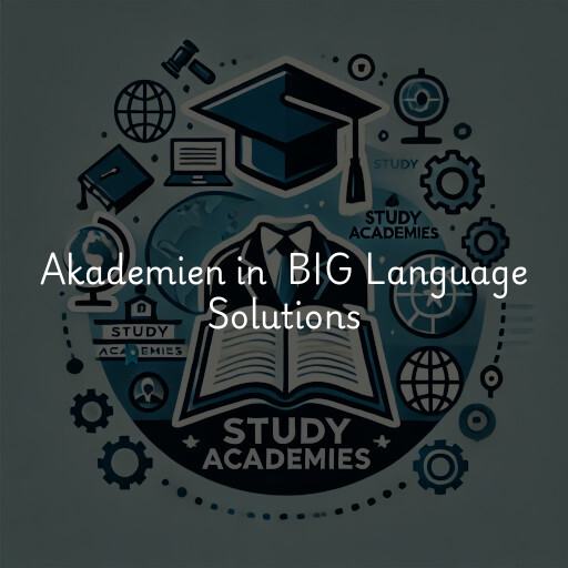 Akademien in BIG Language Solutions