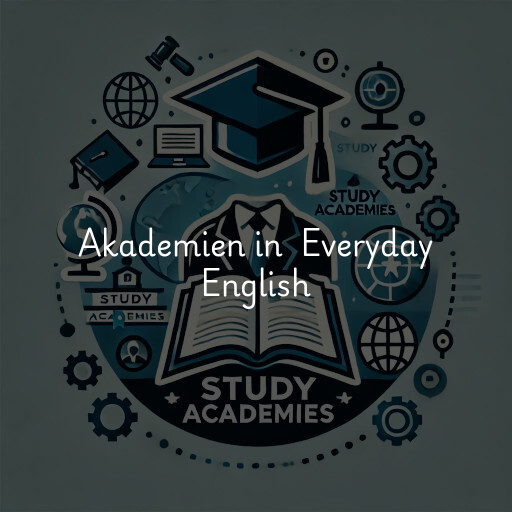 Akademien in Everyday English