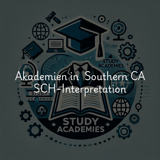 Akademien in Southern CA SCH-Interpretation