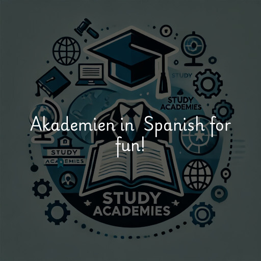 Akademien in Spanish for fun!