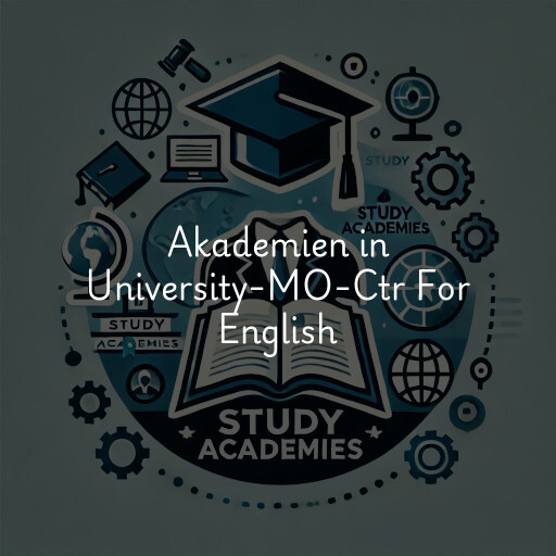 Akademien in University-MO-Ctr For English