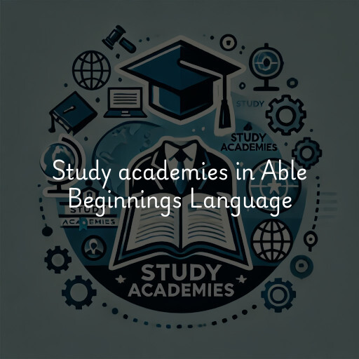 Study academies Able Beginnings Language