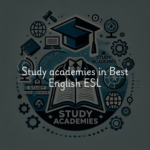 Study academies Best English ESL