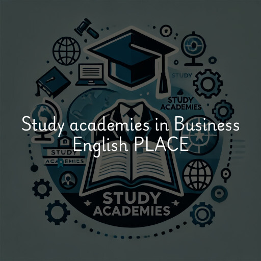 Study academies Business English PLACE