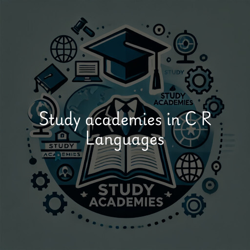 Study academies C R Languages