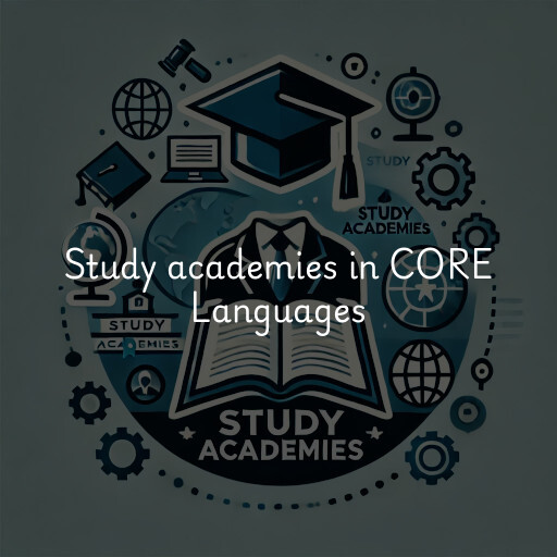 Study academies CORE Languages