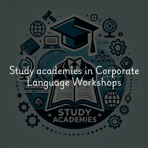 Study academies Corporate Language Workshops