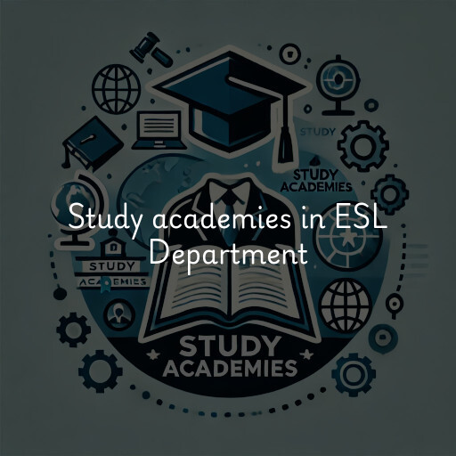 Study academies ESL Department