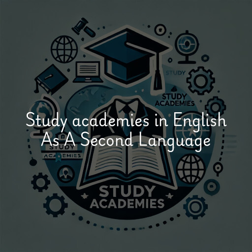 Study academies English As A Second Language