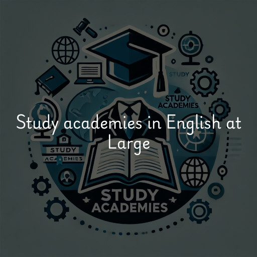 Study academies English at Large