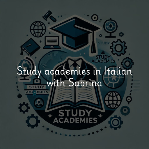 Study academies Italian with Sabrina