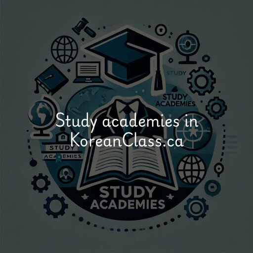 Study academies KoreanClass.ca