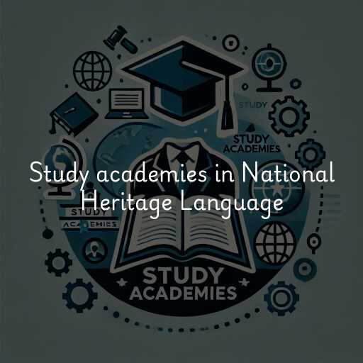 Study academies National Heritage Language