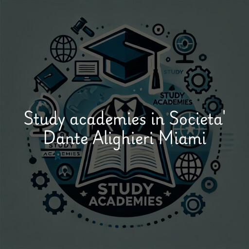 Study academies Societa' Dante Alighieri Miami