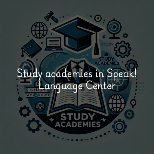 Study academies Speak! Language Center