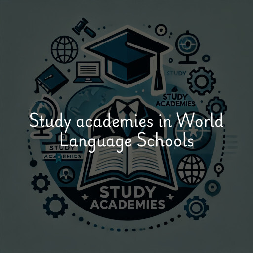 Study academies World Language Schools