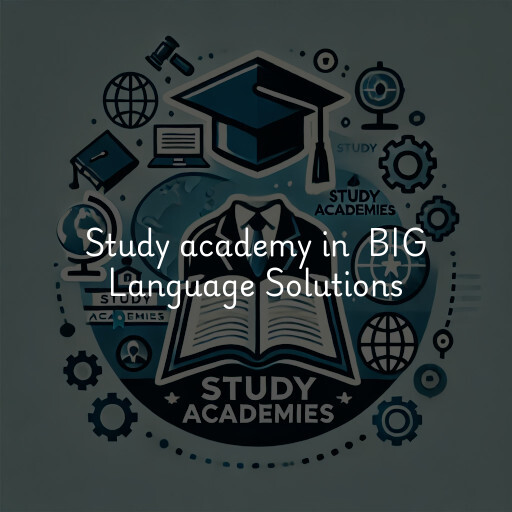 Study Academy at  BIG Language Solutions