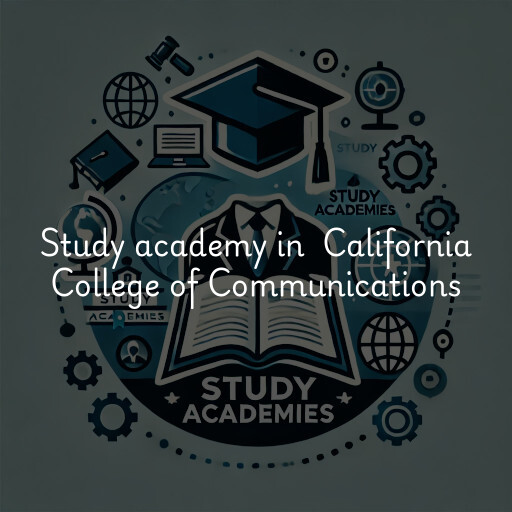 Study Academy at  California College of Communications