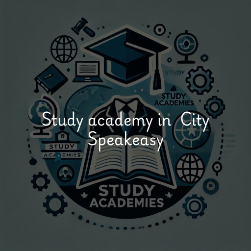 Study Academy at  City Speakeasy