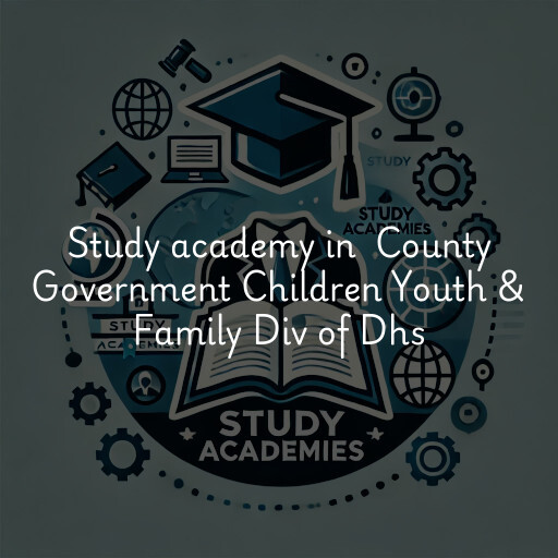 Study Academy at  County Government Children Youth & Family Div of Dhs