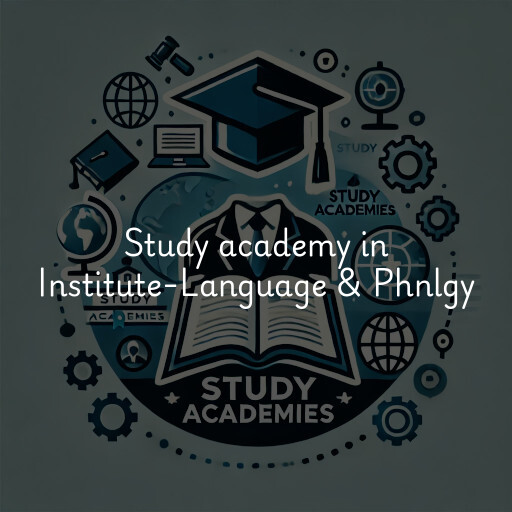 Study Academy at  Institute-Language & Phnlgy