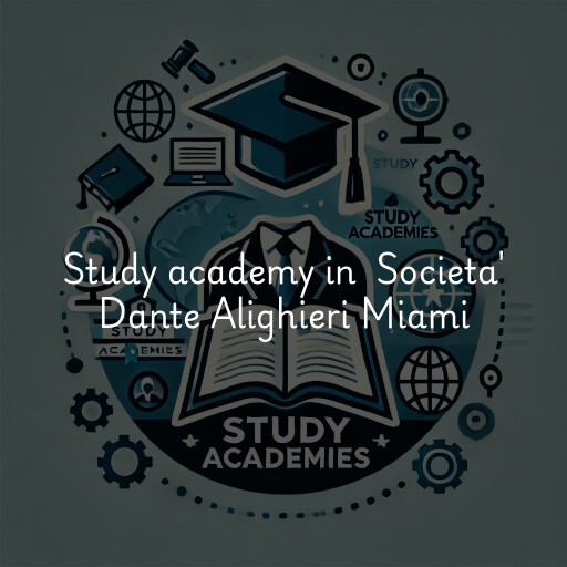 Study Academy at  Societa' Dante Alighieri Miami