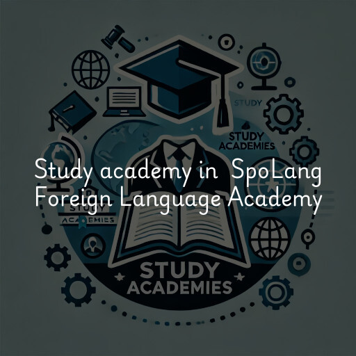 Study Academy at  SpoLang Foreign Language Academy